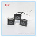 Square shaped AC motor capacitor